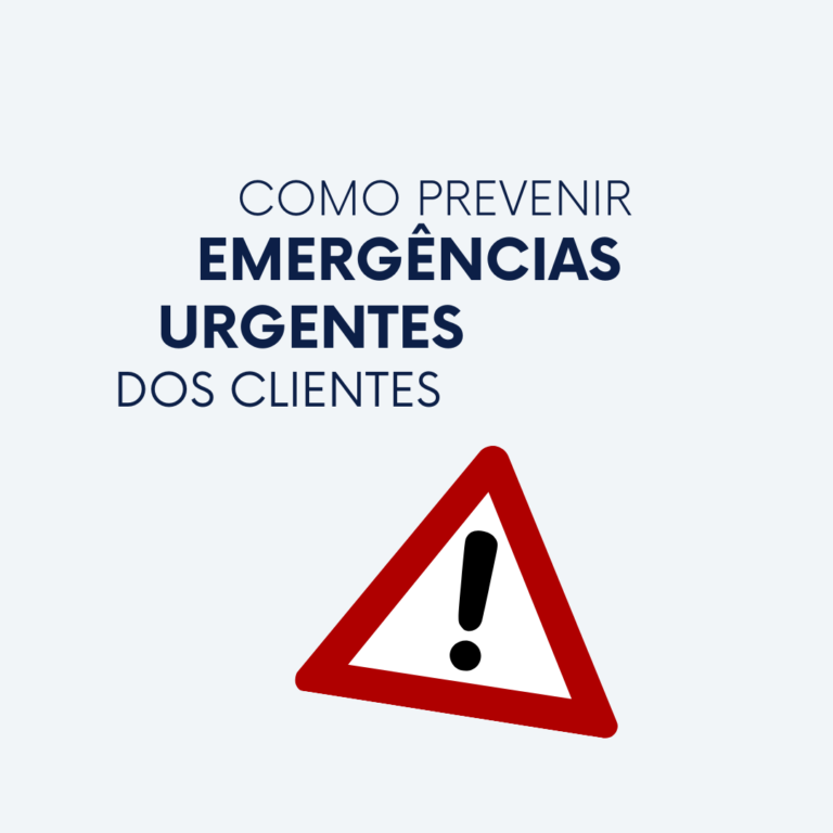 sinal de emergência